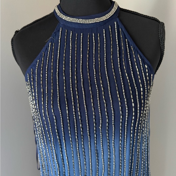 Chelsea & Violet Dresses & Skirts - Chelsea & Violet Blue and Beige Dress